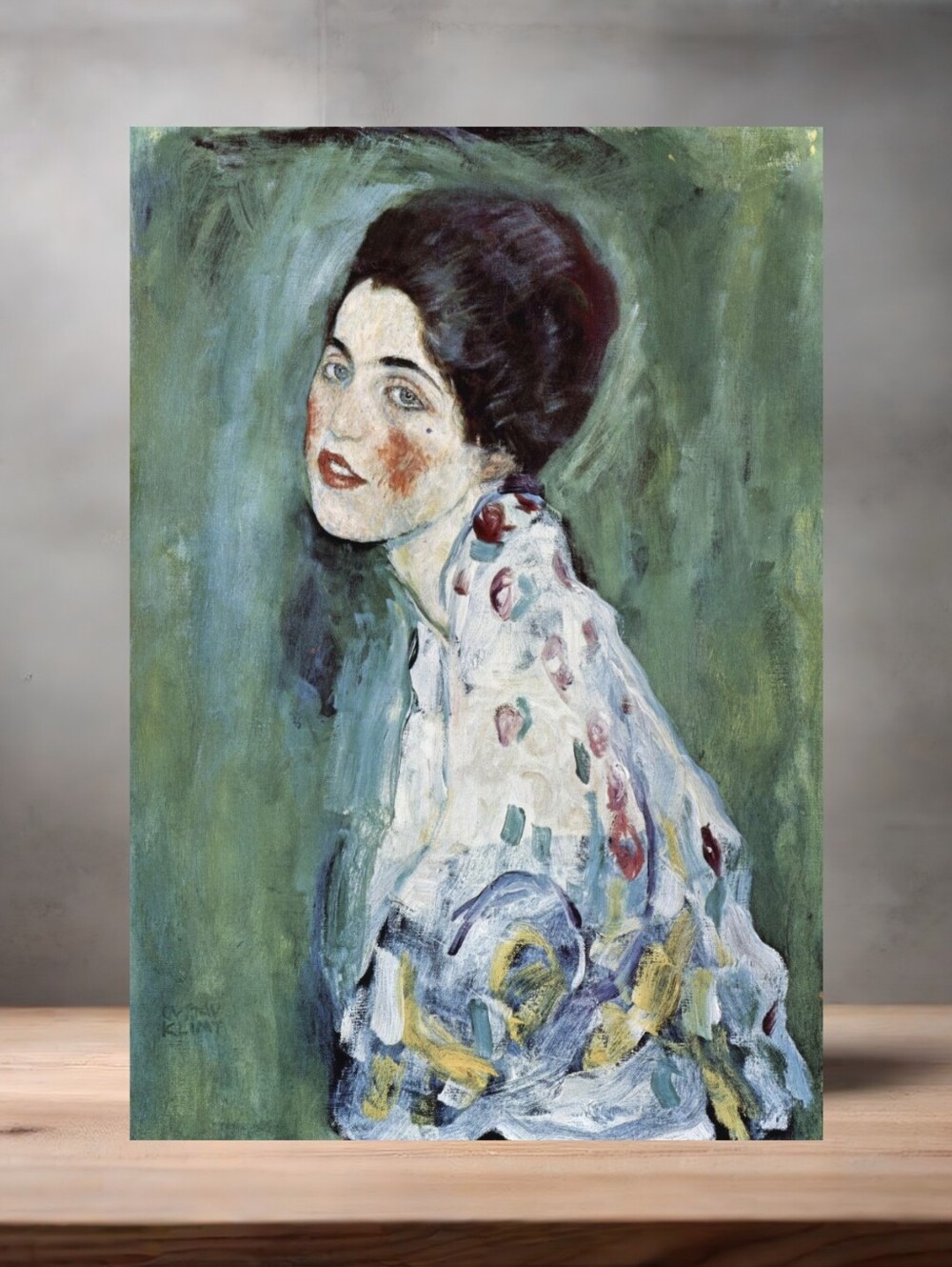 Gustav Klimt 13" X 19" Art Poster, Glossy Or Matte. Portrait Of A Lady